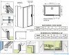 Radaway Idea Kds kabina prysznicowa 120x70 prawa przejrzyste 10115120-01-01R/10117070-01-01